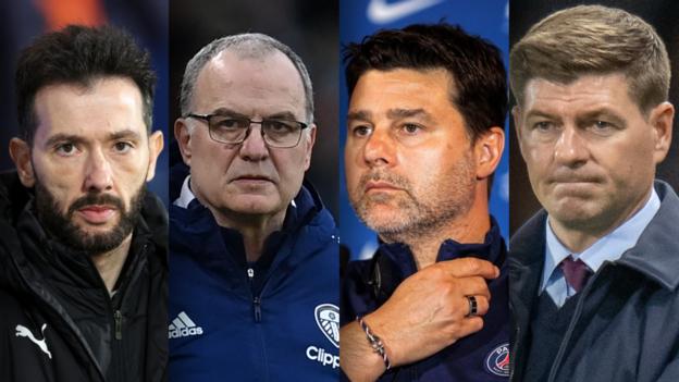 Carlos Corberan, Marcelo Bielsa, Mauricio Pochettino, Steven Gerrard