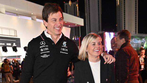 Susie Wolff and husband Toto Wolff
