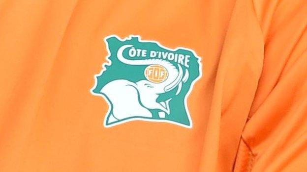The Ivory Coast Football Federation (FIF) logo