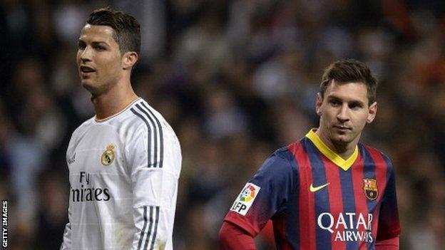 Cristiano Ronaldo and Lionel Messi