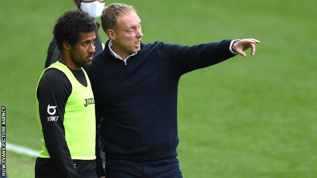 Wayne Routledge and Steve Cooper