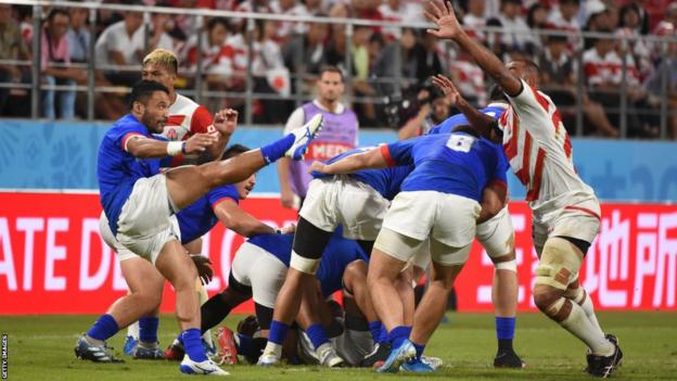 Japan face Samoa at the 2019 Rugby World Cup
