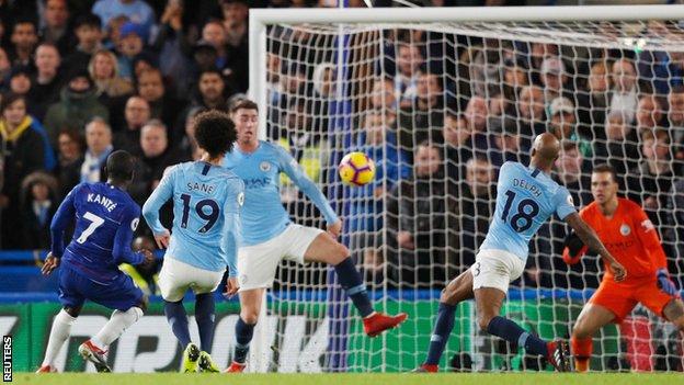 Chelsea 2 0 Manchester City Champions Lose In League For First Time This Season Bbc Sport
