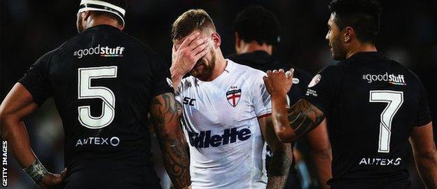 England and New Zealand rugby league