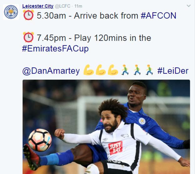 Leicester City 3 1 Derby County Bbc Sport 