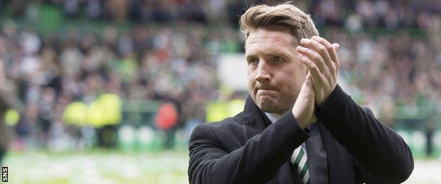 Kris Commons says his goodbyes to the Celtic fans