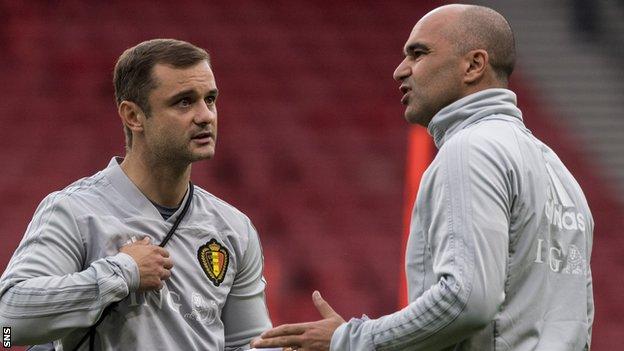 Shaun Maloney and Roberto Martinez