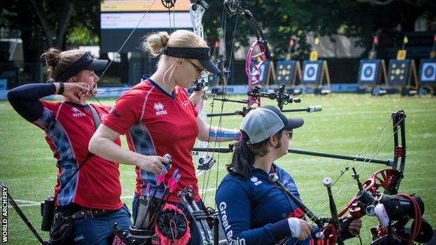 Phoebe Pine, Jodie Grinham and Jessica Stretton