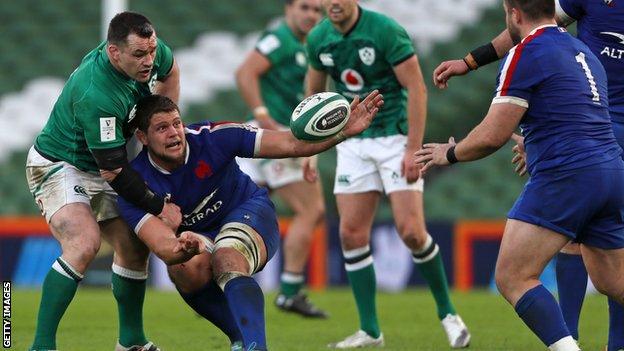 France playing Ireland