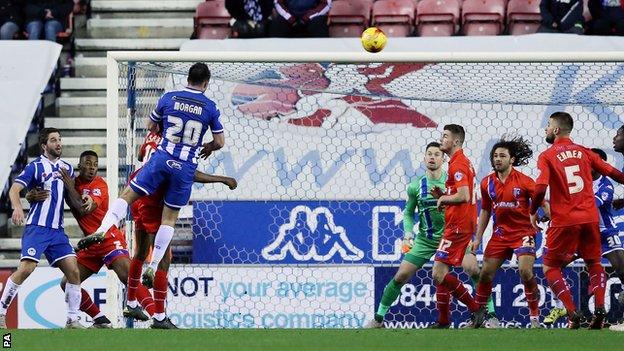 Craig Morgan scored his second goal of the season