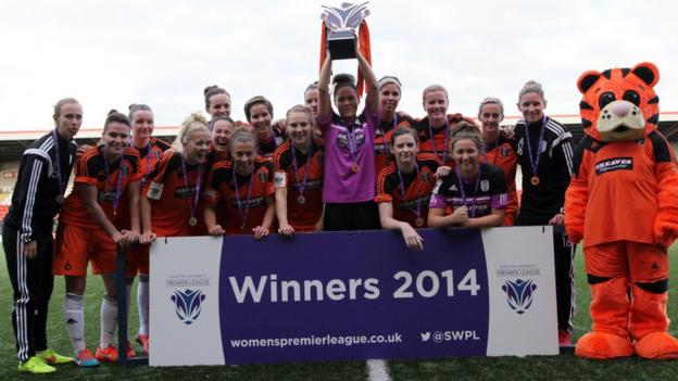 Glasgow City win the SWPL1 in 2014