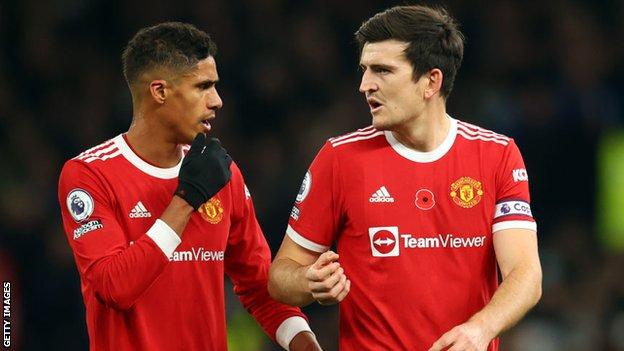 Raphael Varane and Harry Maguire
