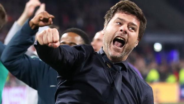 Mauricio Pochettino celebrates