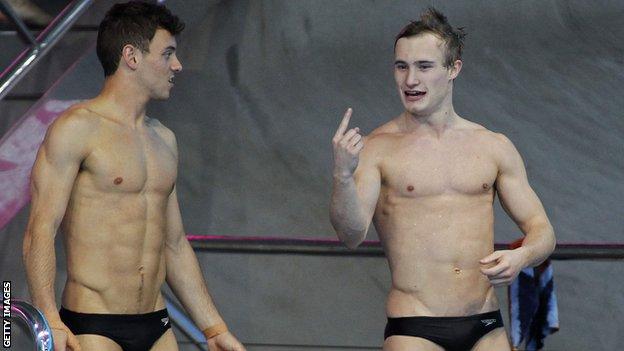 British divers Jack Laugher (right) and Tom Daley