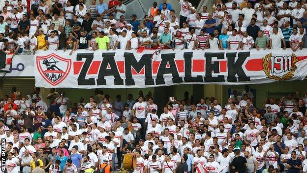 Fans of Egyptian club Zamalek