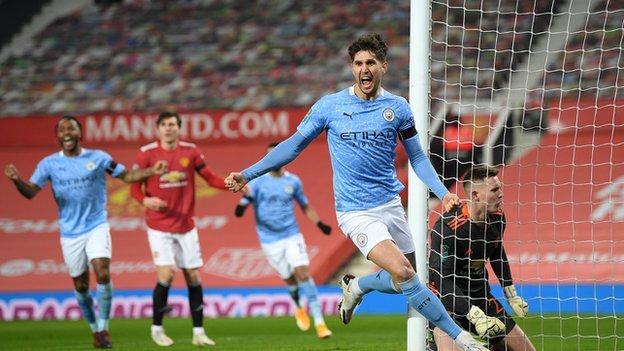 John Stones scores for Man City