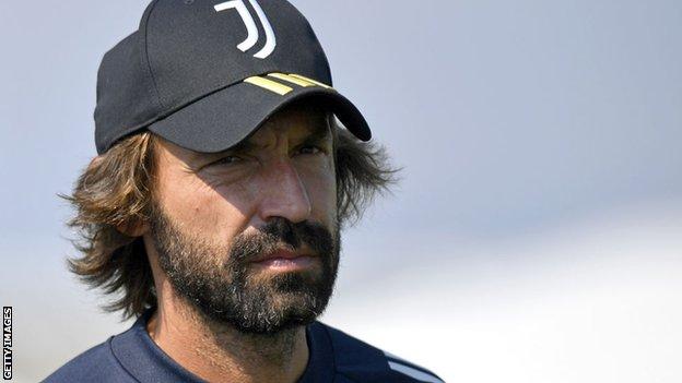 Juventus manager Andrea Pirlo