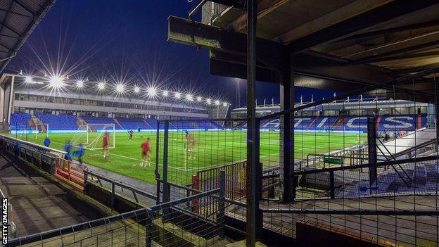 Oldham Athletic's Boundary Park ground