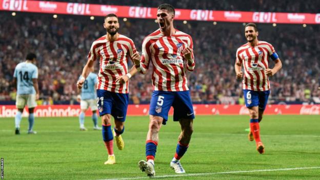 Rodrigo de Paul celebrates