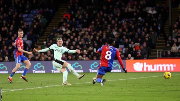 Conor Gallagher scores against Crystal Palace