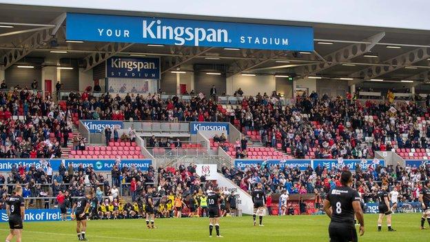 10,000 home supporters were able to attend Ulster's friendly win over Saracens earlier this month
