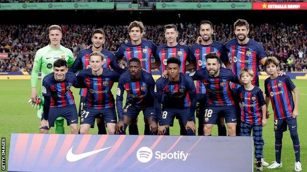 Barcelona team photo