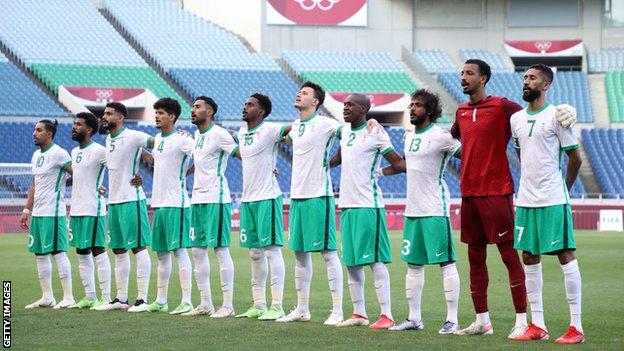 Saudi Arabia's national football team at the Tokyo Olympics