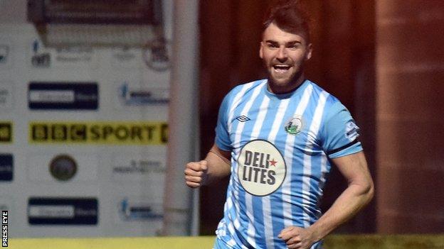 Johnny McMurray has made a big impact at Warrenpoint since arriving from Cliftonville