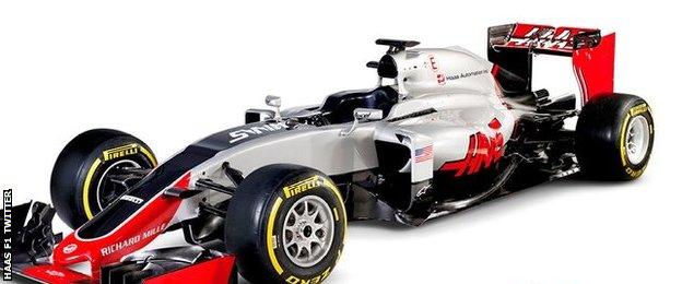Haas F1 2016 car