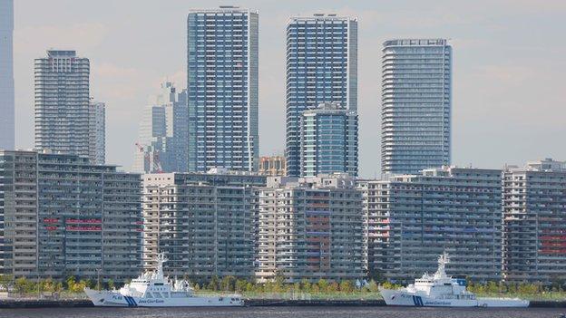 The Olympic village in Tokyo, Japan