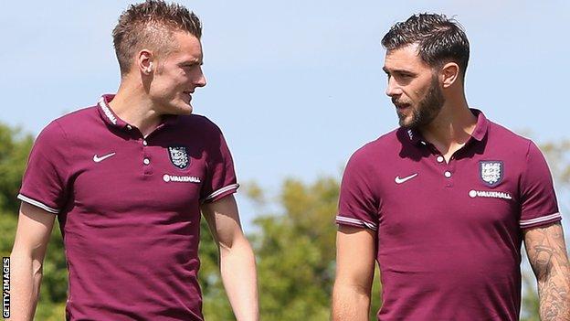 Jamie Vardy and Charlie Austin