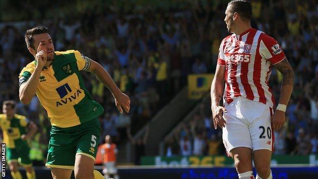 Russell Martin equalises for Norwich