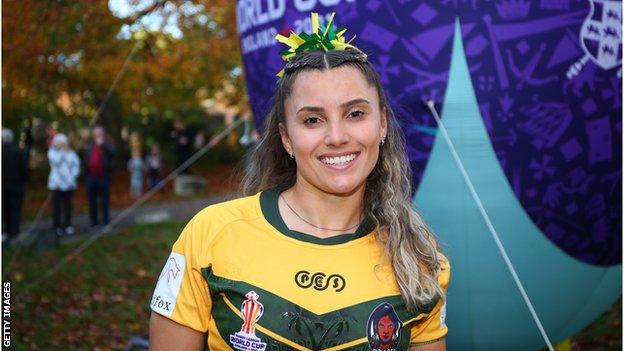 What are the teams for Brazil v England women at the Rugby League