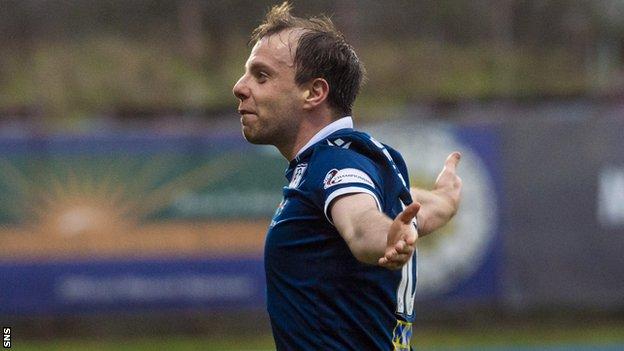 Dundee's Paul McGowan scored the only goal of the game