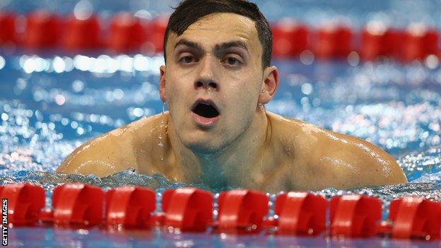 Swimming World Cup: James Guy wins second gold for GB - BBC Sport