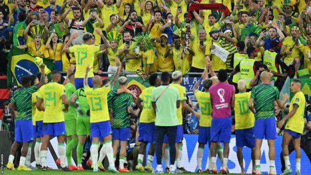 Brazil celebrate