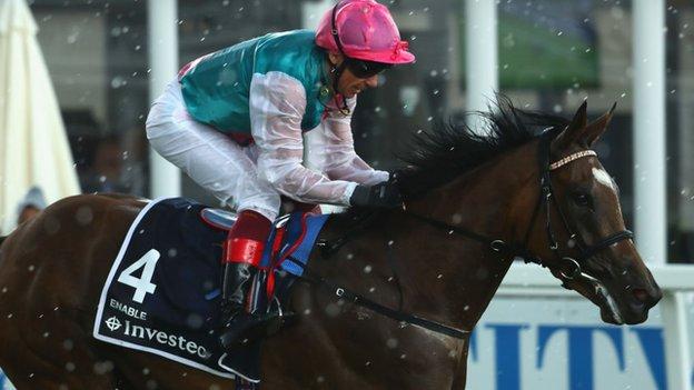 Frankie Dettori and Enable