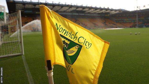 Norwich City corner flag