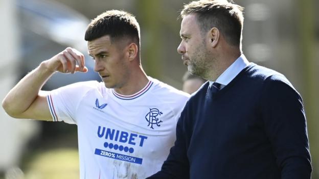 St Johnstone 0-2 Rangers: Michael Beale confirms cheekbone fracture for Danilo 2 Tom Lawrence & Michael Beale