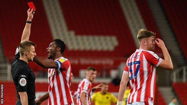 Nathan Collins: Stoke City defender has red card ...