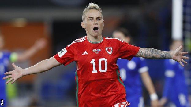 Jess Fishlock's goal against Bosnia-Herzegovina was her 35th in 135 internationals