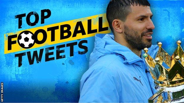 Top Football Tweets: Sergio Aguero.