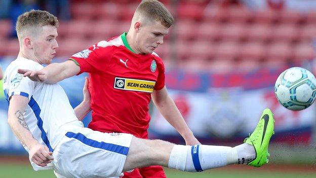 Coleraine beat Cliftonville 2-1 when the sides met at Solitude in October