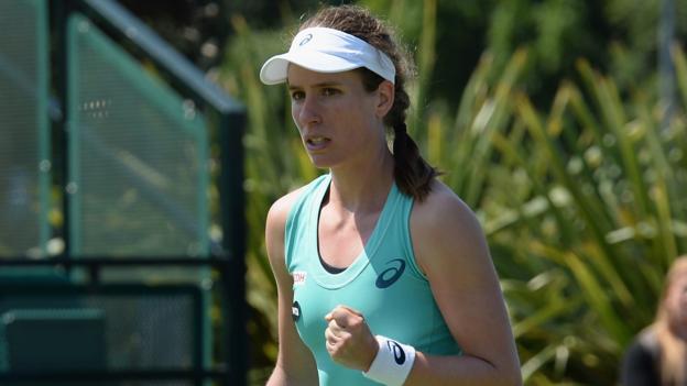 Nottingham Open: Johanna Konta beats Tara Moore to reach 300 wins - BBC ...