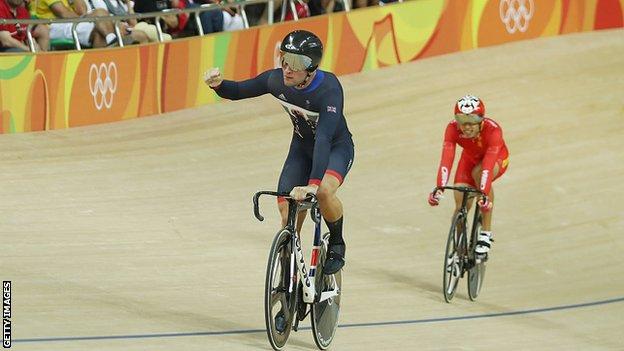 Callum Skinner won team sprint gold and individual sprint silver at Rio 2016