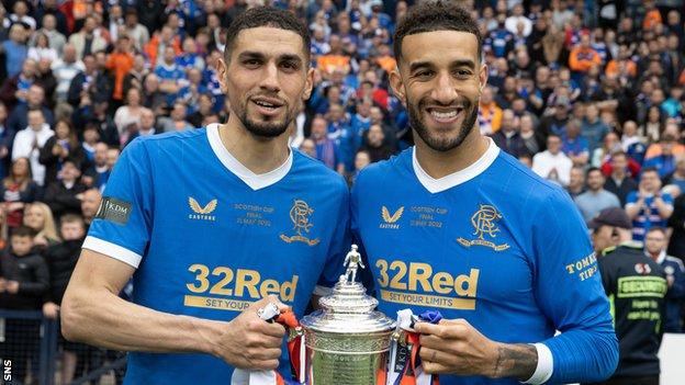 Leon Balogun and Connor Goldson