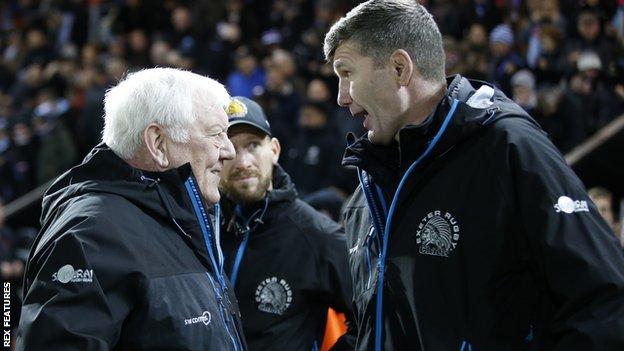 Tony Rowe (left) and Rob Baxter (right)