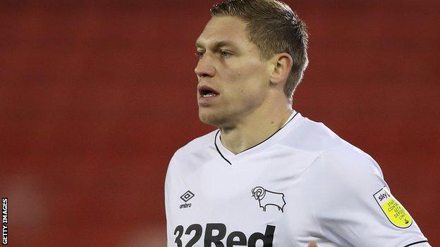 Martyn Waghorn in action for Derby