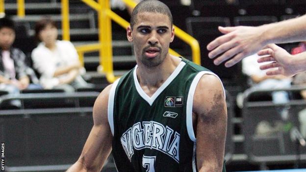 Ime Udoka in action for Nigeria at the 2006 World Championships