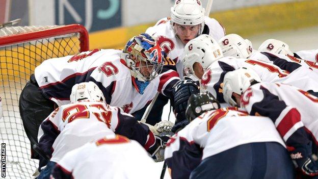 Petr Cech playing for Guildford Phoenix
